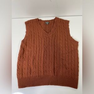 Wild Fable Brown Sweater Vest Size L